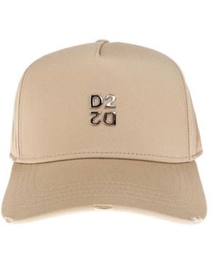 DSquared² Logo Hat - Natural