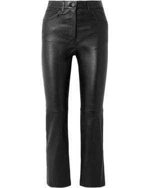 JOSEPH Duke Lambskin Trousers - Black