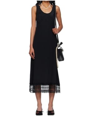 Simone Rocha Trim Slip Dress - Black