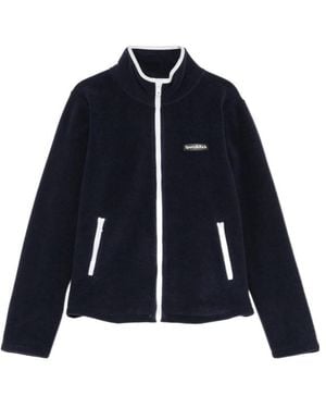 Sporty & Rich Long-Sleeve Casual Jacket - Blue