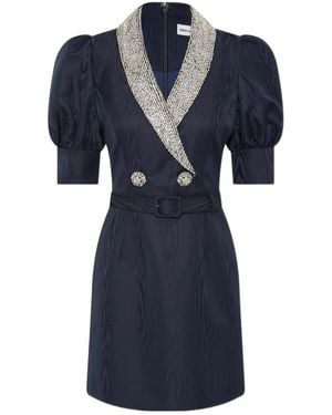 Rebecca Vallance Sapphire Mini Dress - Blue