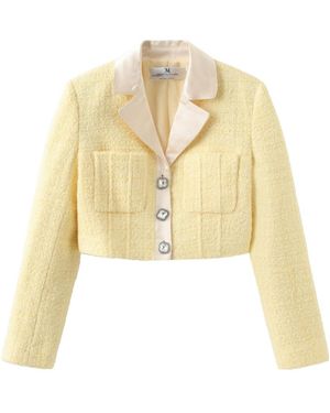 Marissa Chiara Long-Sleeved Casual Jacket - Natural
