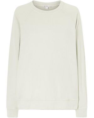 James Perse Supima Cotton-Terry Sweatshirt - White