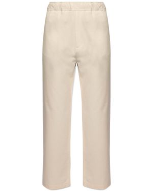 Moncler Satin Pants - Natural