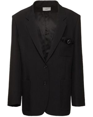 Coperni Long-Sleeved Suit Coat - Black