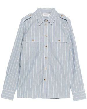 Celine Long-Sleeved Shirt - Blue