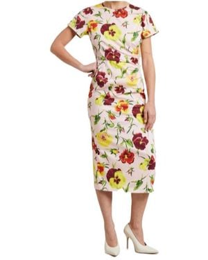 Weekend by Maxmara Short Sleeve Dress - Multicolor