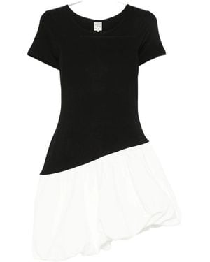 Baum und Pferdgarten Short-Sleeve Balloon-Hem Dress - Black