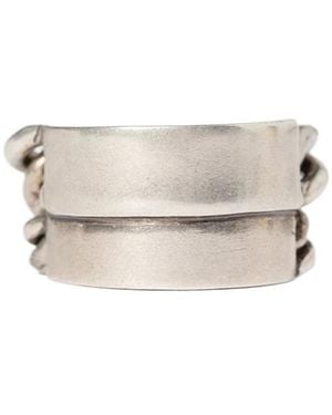 Ann Demeulemeester Ize Ring - White