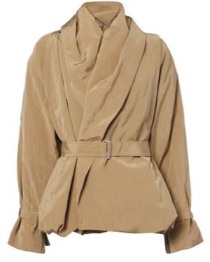 Magda Butrym Belted Technical Jacket - Natural