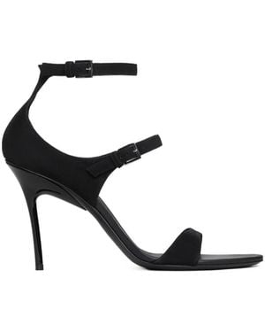 Alaïa Drop Strappy Sandals - Black
