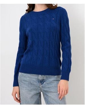 Tommy Hilfiger Long-Sleeved Sweater - Blue