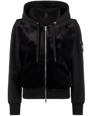 Moose Knuckles Rosylyn Bunny Hoodie - Black
