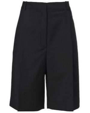 Rohe Solid-Color Casual Capri Trousers - Black