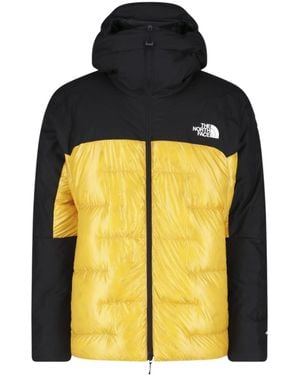The North Face Summit Hooded Down Jacket - Yellow