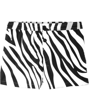 Jacquemus Printed Swimming Trunks - White