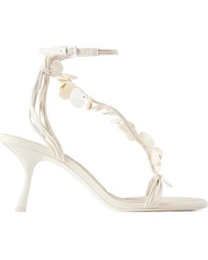 Jonathan Simkhai Leather Sandals - White