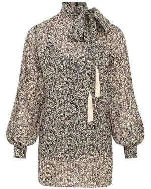 Zimmermann Long-Sleeved Top - Multicolor