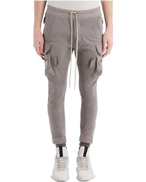 Rick Owens Multi-Pocket Track Trousers - Grey