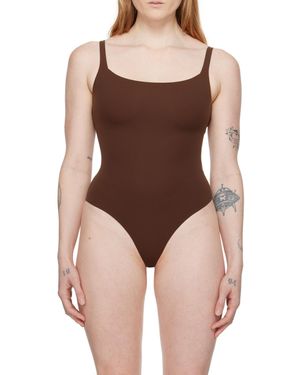 Skims Sleeveless Jumpsuit - Brown