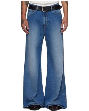 Lu'u Dan Belt Loop Jeans - Blue