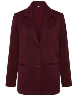 The Upside Mendoza Front-Pocket Blazer - Purple