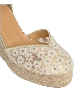 Castañer Wedge Sandals - White