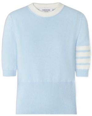 Thom Browne Short-Sleeve T-Shirt - Blue