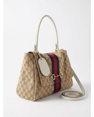 Gucci Paparazzo Medium Top Handle Bag - Natural