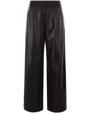DROMe High Waist Wide Leg Trousers - Black