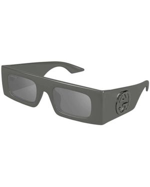 Gucci Eyewear Rectangular Frame Sunglasses - White