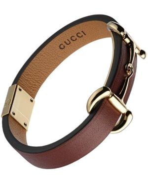 Gucci Horsebit Bracelet - Brown