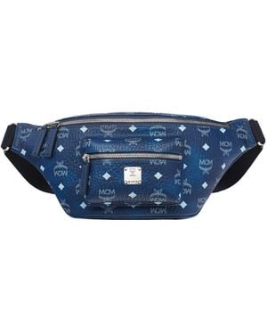 MCM Fursten Belt Bag - Blue