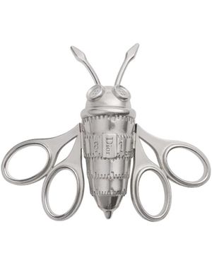 Dior Couture Charms Bee Brooch - White