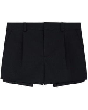 we11done Layered Shorts - Black