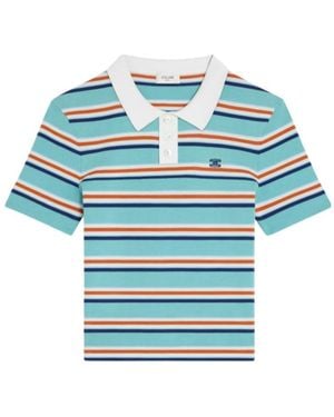 Celine Polo Jumper - Blue