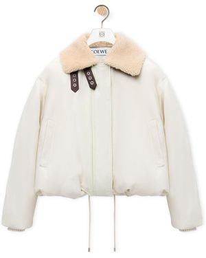 Loewe Puffer Jacket - White