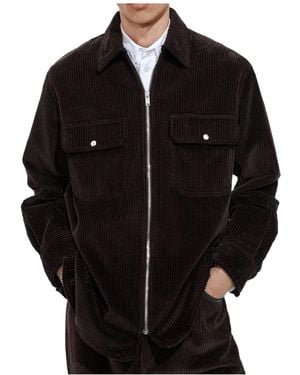 Bottega Veneta Cotton Corduroy Overshirt - Black