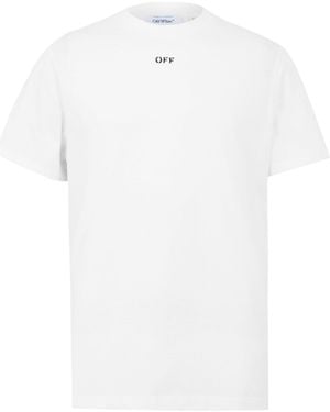 Thom Browne Crew Neck Short Sleeve Tee - White