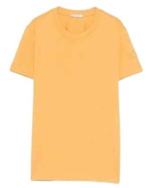 Moncler Short-Sleeved T-Shirt - Yellow