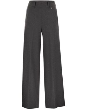 Herno Belt Loop Casual Trousers - Grey