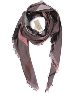 Burberry Checked Edge-Edged Scarf - Multicolour