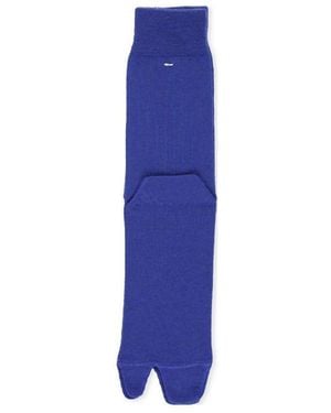 Maison Margiela Tabi Wool-Blend Socks - Blue