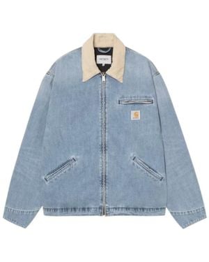 Carhartt Zip-Up Denim Jacket - Blue