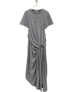 Loewe Draped Dress - Grey