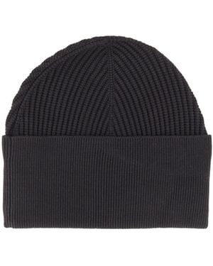 Studio Nicholson Mikkel Ribbed-Knit Beanie Hat - Blue