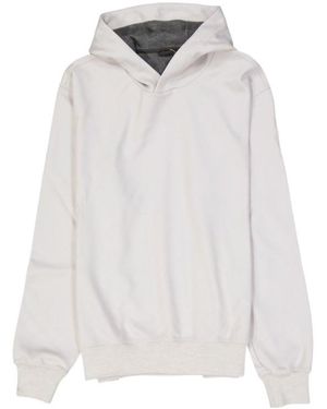 Herno Logo-Plaque Hoodie - White