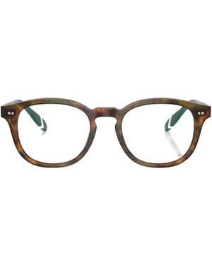 Polo Ralph Lauren Eyewear Oval Frame Glasses - White