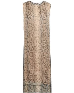 Sportmax Midi Dress Polyester - Natural