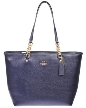 COACH Logo Handbag - Blue